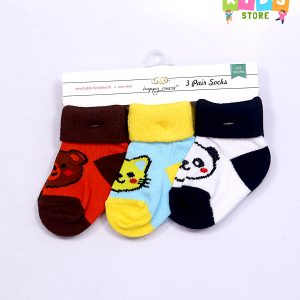 Socks Pack of 03 (Color: Multi Color)